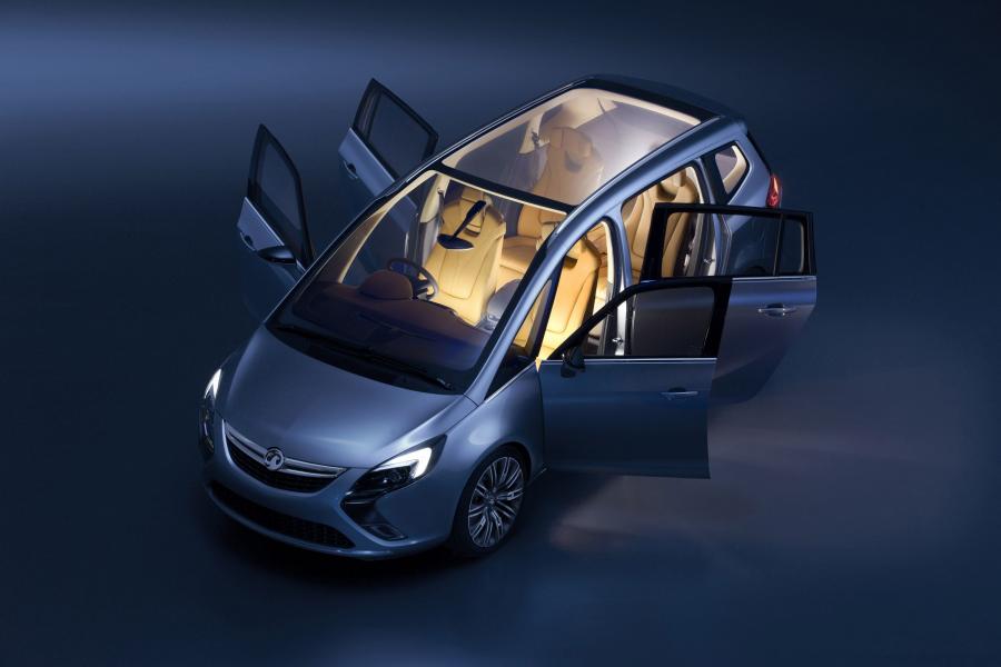  Vauxhall Zafira Tourer Concept 2011 года  (фото 9 из 11)